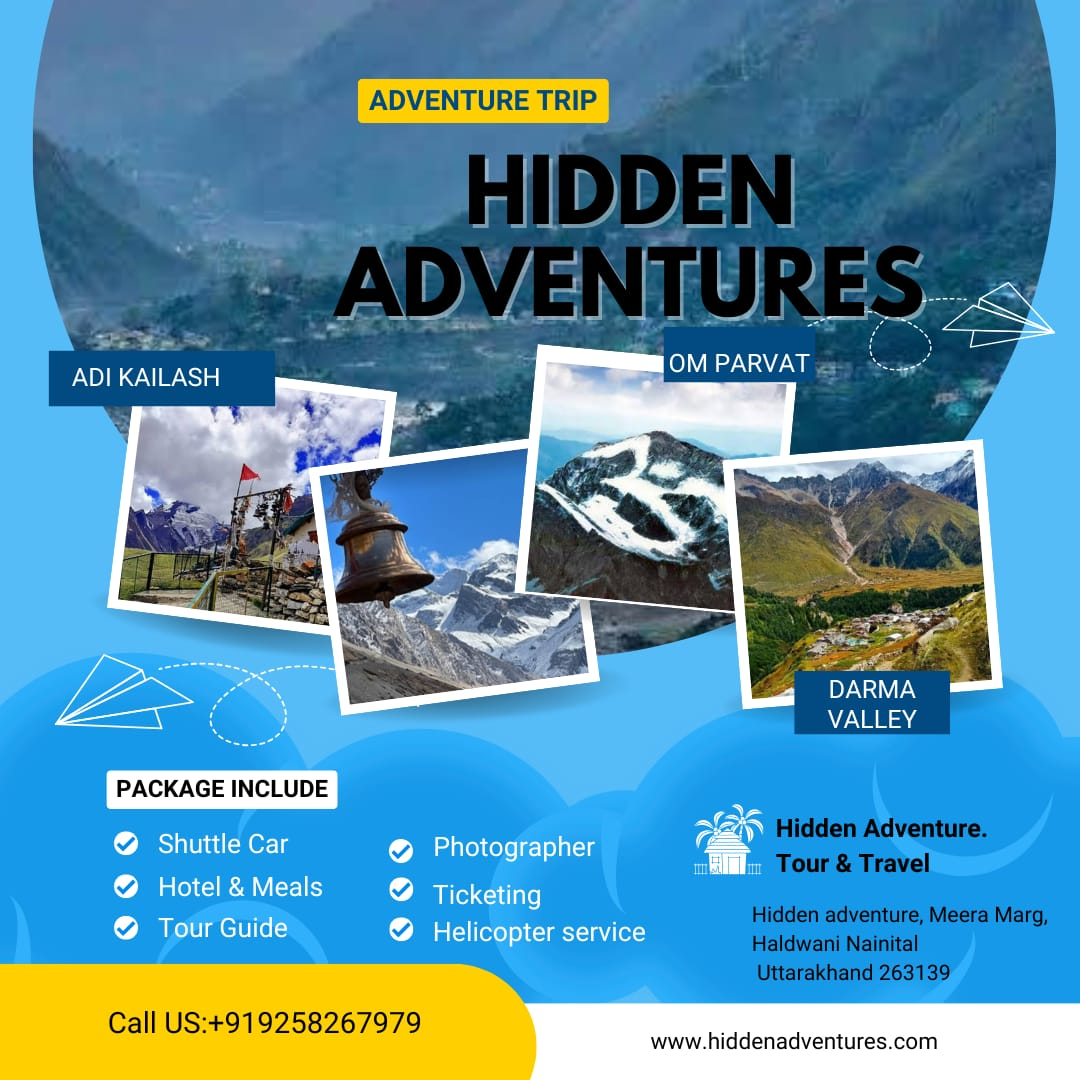Hidden Adventures Package Options for Adi Kailash Yatra